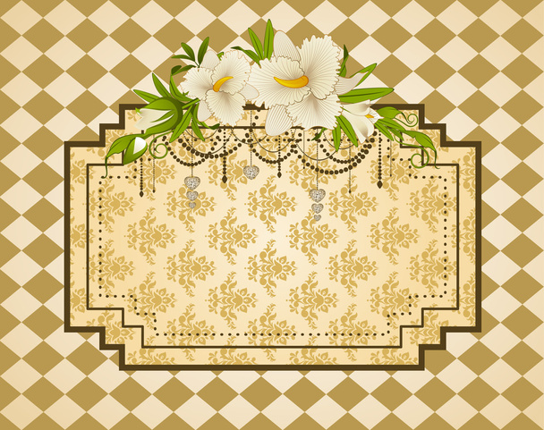 Background with flowers - Фото, зображення