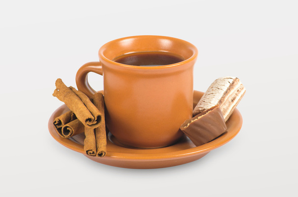 Cup of espresso with sweets - Photo, Image