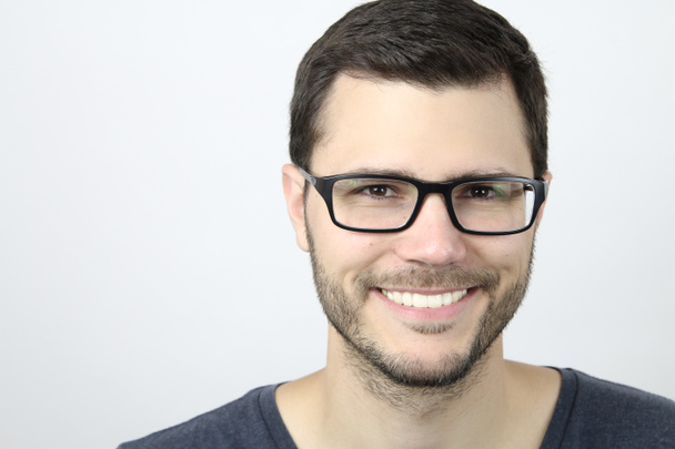 muž s brýlemi, s úsměvem - Fotografie, Obrázek