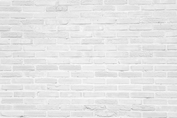 Bílá Grunge cihlová zeď textura pozadí - Fotografie, Obrázek