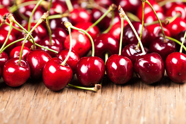 natural ripe cherry closeup  - Fotoğraf, Görsel