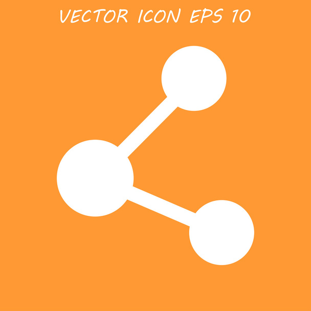 Részesedés ikon - Vektor, kép