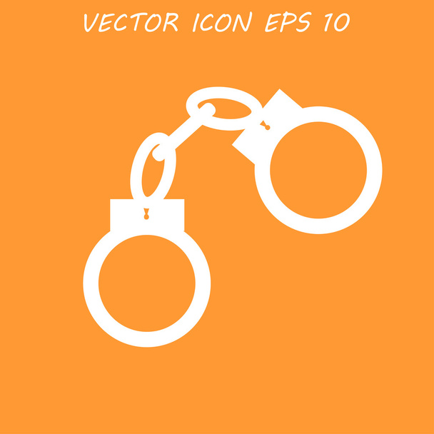 Иконка наручников
 - Вектор,изображение