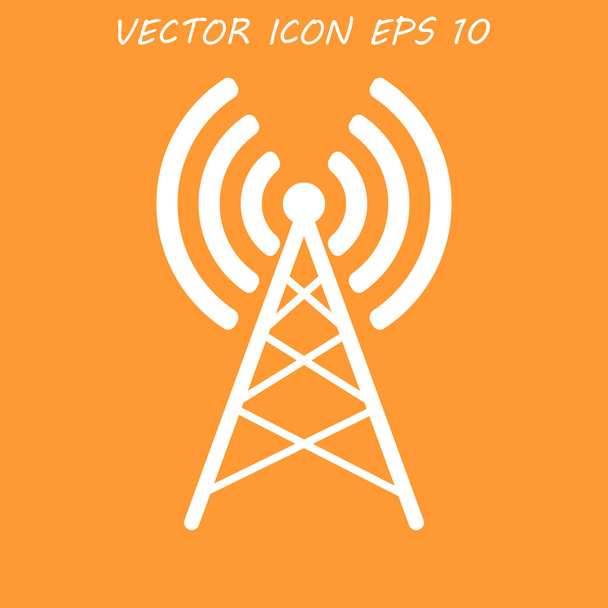 antenne pictogram - Vector, afbeelding
