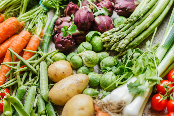 healthy fresh vegetables - Foto, afbeelding