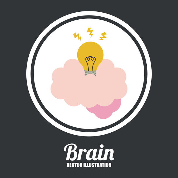 hersenen ontwerp  - Vector, afbeelding