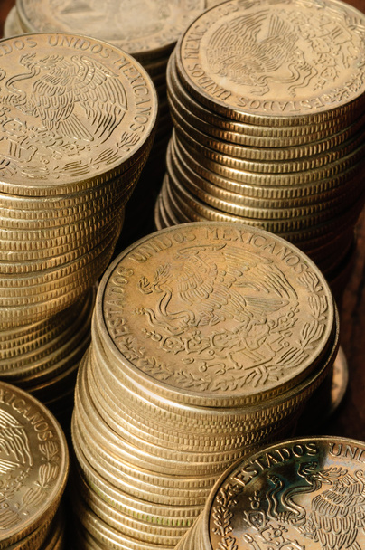 Mexikanische Peso-Münzen - Foto, Bild