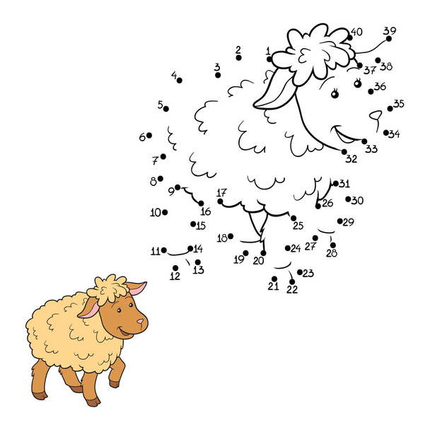 Numbers game (sheep) - Vector, Image