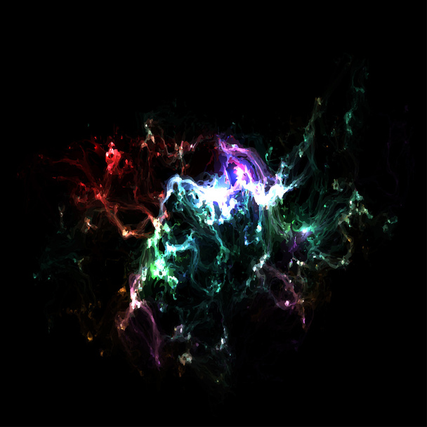 Weltraum-Hintergrund mit Milchstraße. Vektorillustration. Folge 10 - Vektor, Bild