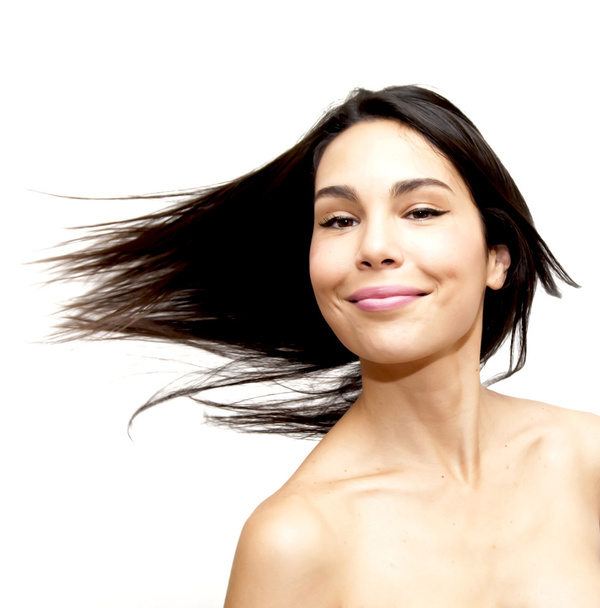 Beautiful  Woman Shaking Her Hair  - Foto, Imagen