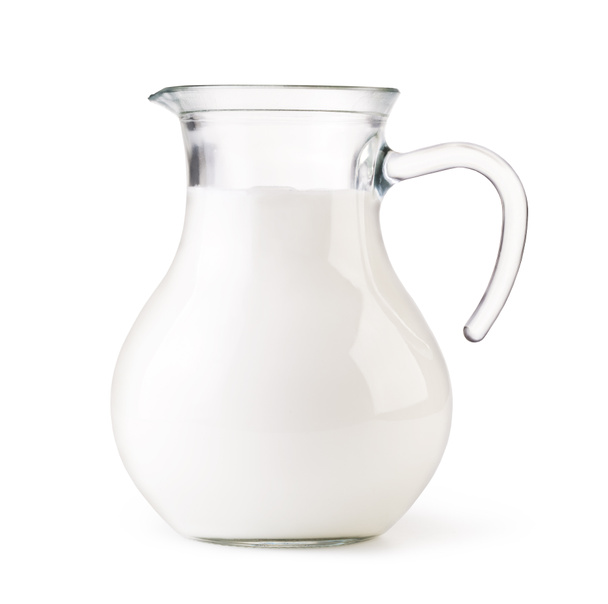 Скло молока глечиком
 - Фото, зображення