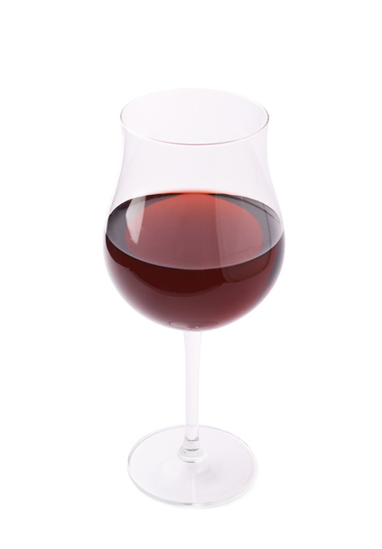 赤ワイン fo で満たされたガラス - 写真・画像