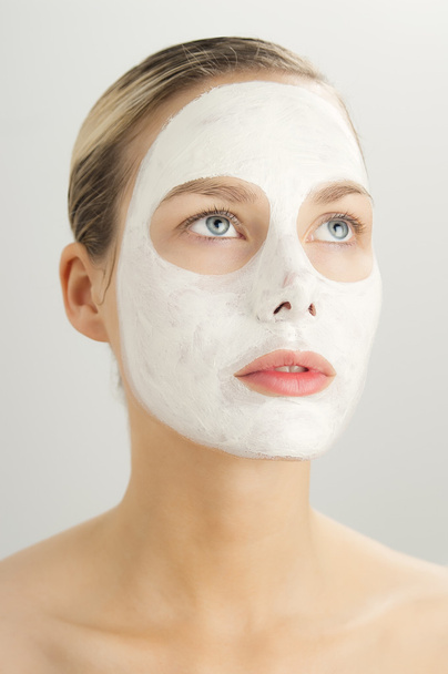 Woman In Cosmetic Mask - Фото, зображення
