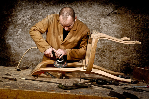 Carpenter at work - Фото, изображение