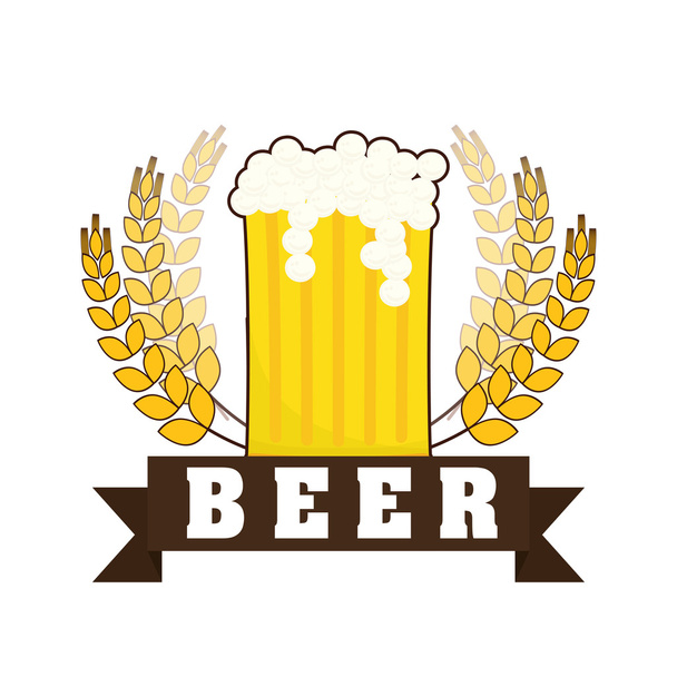 Beer design. - Vektör, Görsel