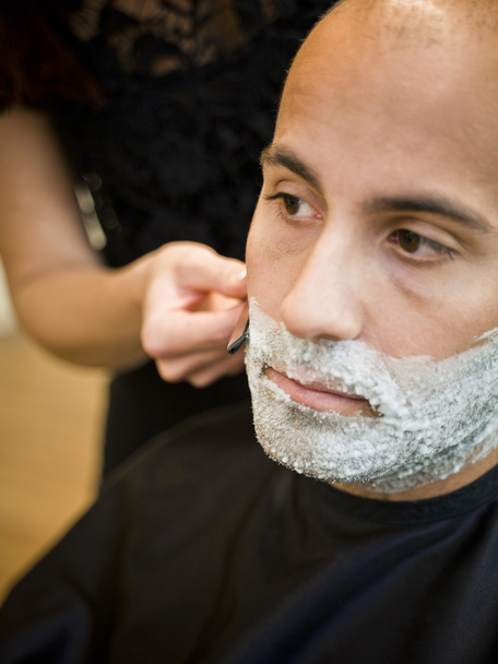 borotválkozás helyzet - Fotó, kép