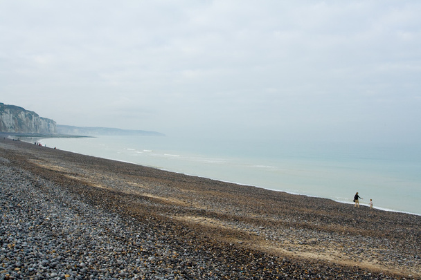 Alabaster wybrzeża w Dieppe - Zdjęcie, obraz