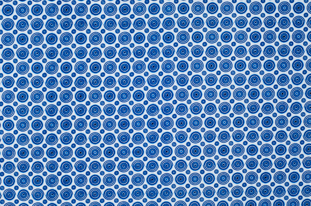 Текстура хлопчатобумажной ткани, белая с голубыми кругами
 - Фото, изображение