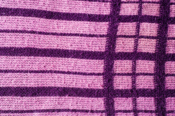 Tessuto di lana tessuto sciarpa a righe
 - Foto, immagini