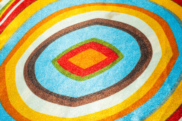 Textura de tecido de seda, padrão abstrato, vermelho amarelo verde marrom wh
 - Foto, Imagem