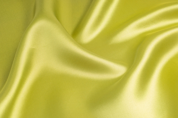 groene zijde stof textuur, salade kleuren - Foto, afbeelding