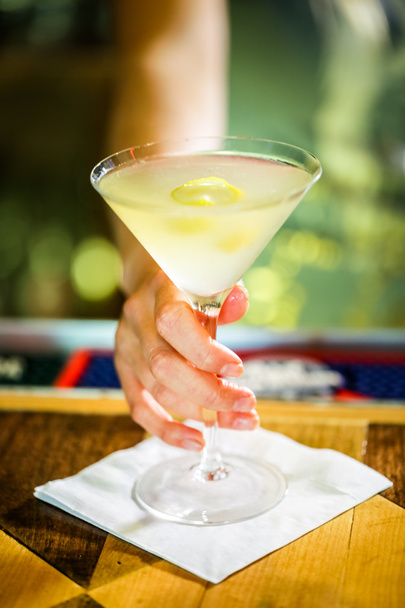 Koktajl Martini z bliska  - Zdjęcie, obraz
