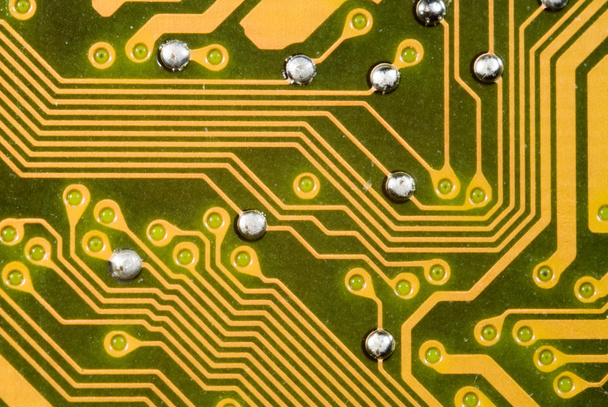 Connections On A Printed Circuit Board - Photo, Image
