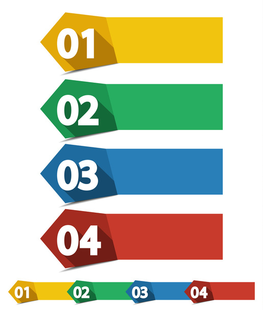 Numbered Labels - Vector, Image