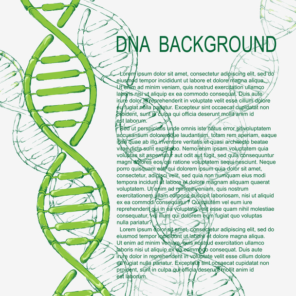 Fondo molecular de ADN. Ilustración vectorial
. - Vector, imagen