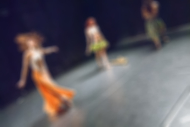 Contemporary dance performance bokeh blur background - Foto, imagen