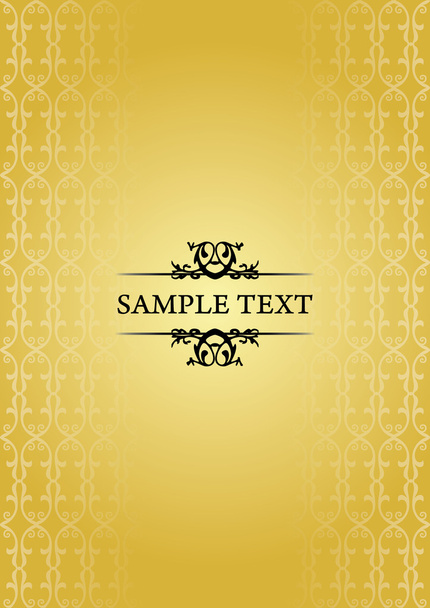 Gold background - Vector, Image