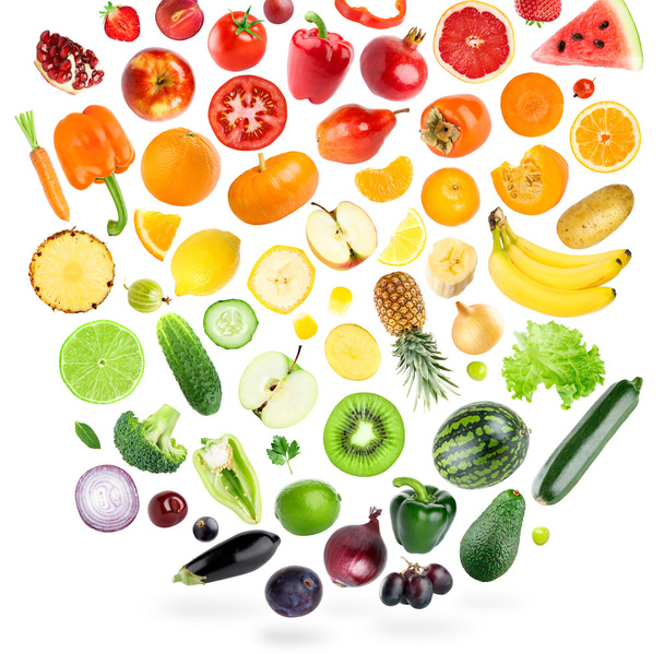 Collection of fruits and vegetables - Foto, Bild