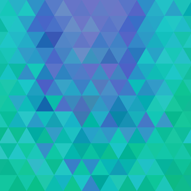 抽象的な幾何学的三角形背景 - ベクター画像