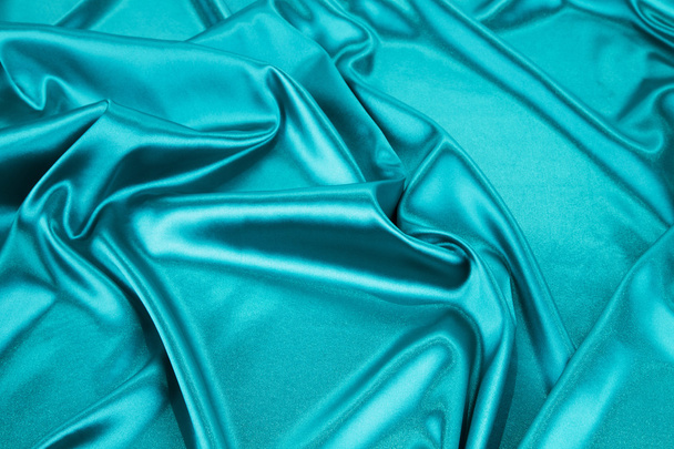 Light blue silk texture cloth. - 写真・画像