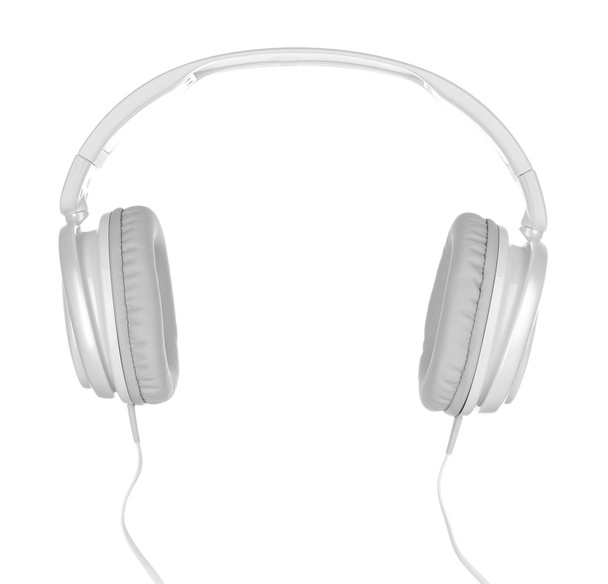 Headphones isolated on white - 写真・画像