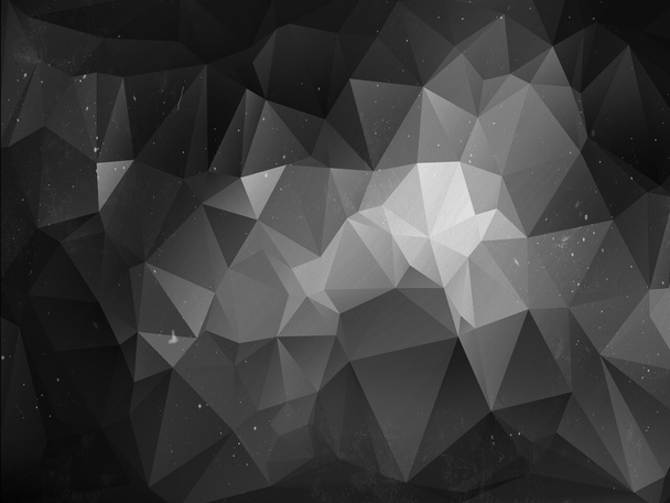 Fundo do polígono preto & branco
 - Foto, Imagem