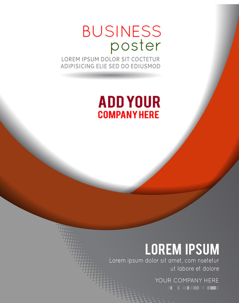 Professional business design layout template - Vector, Image
