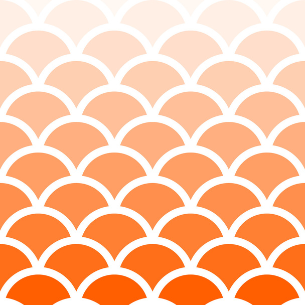 Seigaiha Japans naadloze wave patroon voor terug, wallpaper, textuur, web, blog, afdrukken of afbeelding. - Vector, afbeelding