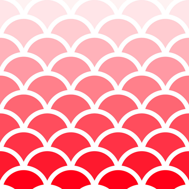 Patrón de onda inconsútil japonés Seigaiha para espalda, papel pintado, textura, web, blog, impresión o gráfico
. - Vector, imagen