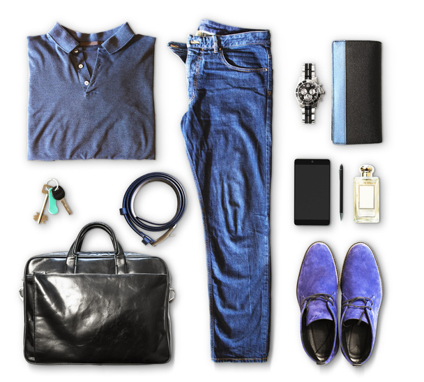 Set of men's clothing and accessories - Photo, image