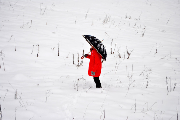 Girl snows - Photo, Image