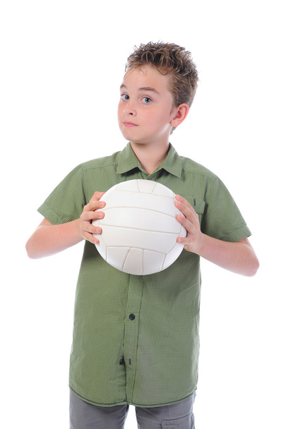 Portrait of a young football player - Zdjęcie, obraz