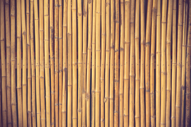 cerca de bambu fundo cor do vintage
 - Foto, Imagem