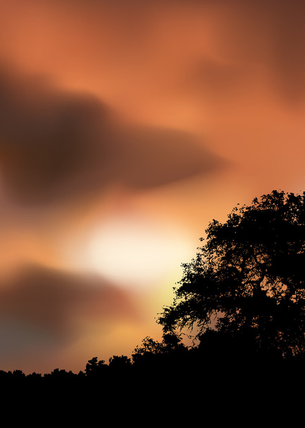 ηλιοβασίλεμα διάνυσμα - Διάνυσμα, εικόνα