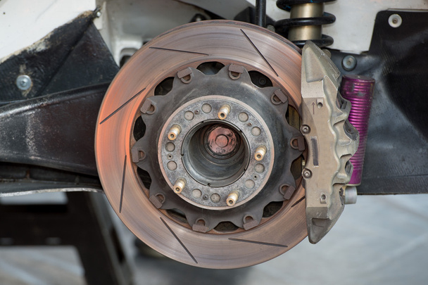 rally car brake system detail - Photo, Image
