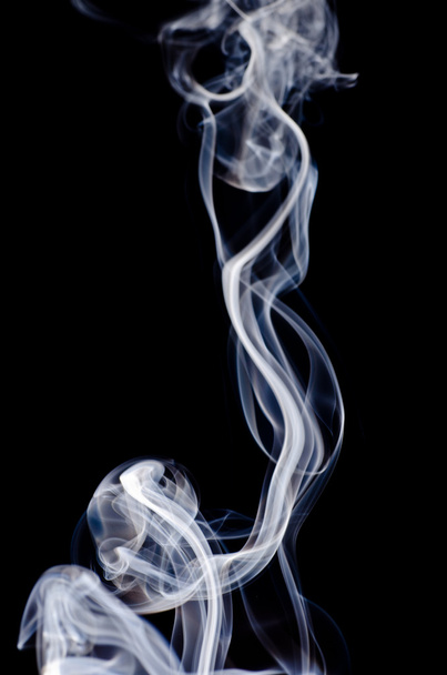 Smoke on a black background - Фото, зображення