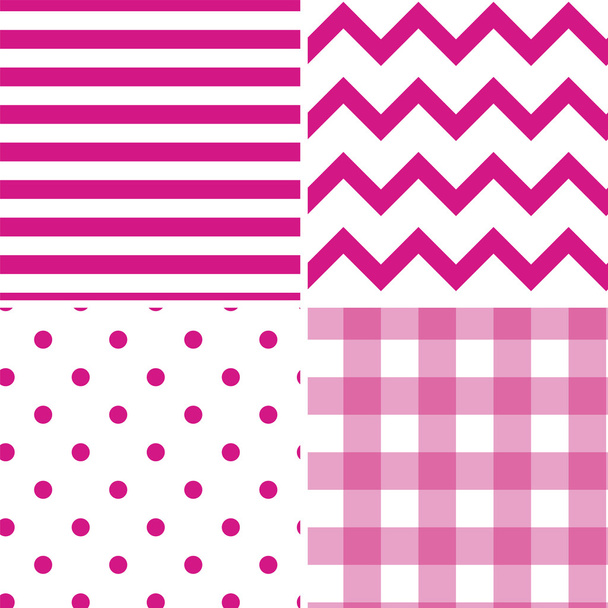 Pattern Collection Vector Seamless Retro Background - Vector, Image