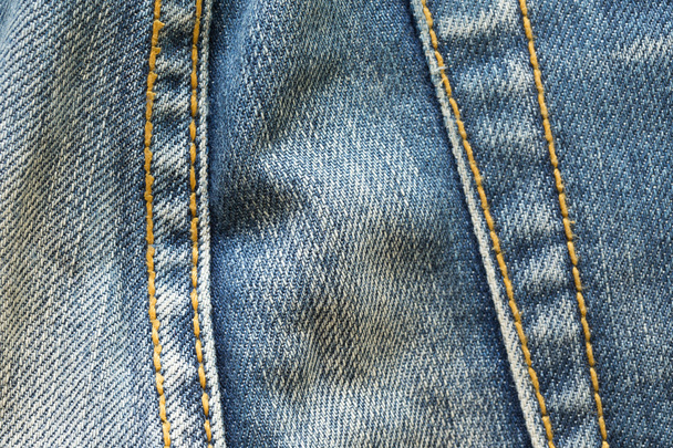 abstract blue jean texture background - Photo, Image