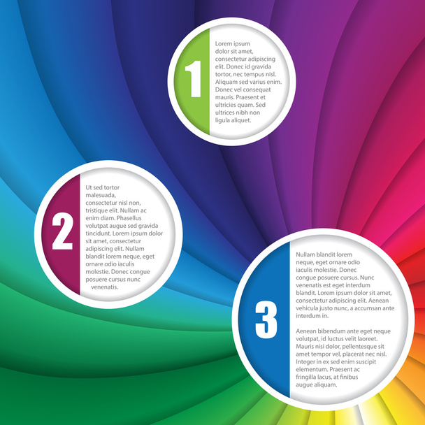 Design infografico con sfondo arcobaleno
 - Vettoriali, immagini