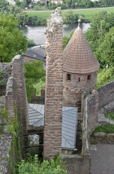 szczegółowo Wertheim zamek w okresie letnim - Zdjęcie, obraz